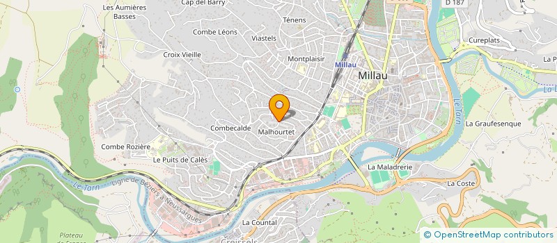 localisation de l'entreprise MONSIEUR ESMAT SHARIFI  MILLAU