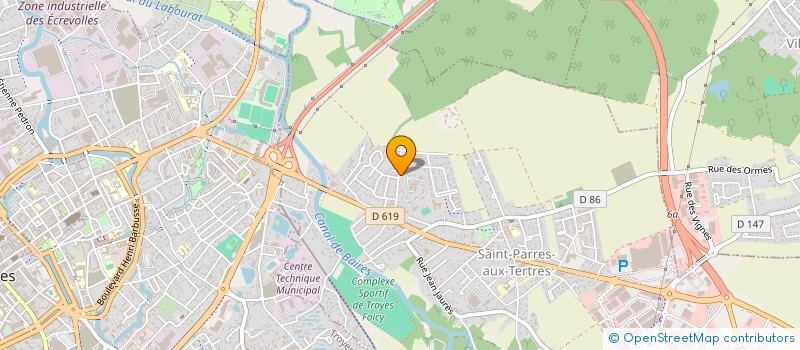 localisation de l'entreprise MONSIEUR ESMAT SHERZAD  SAINT-PARRES-AUX-TERTRES