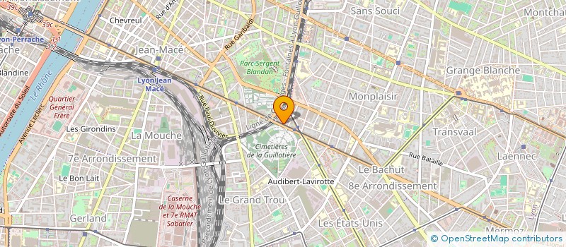 localisation de l'entreprise MONSIEUR ESMAT WAZIRI  LYON