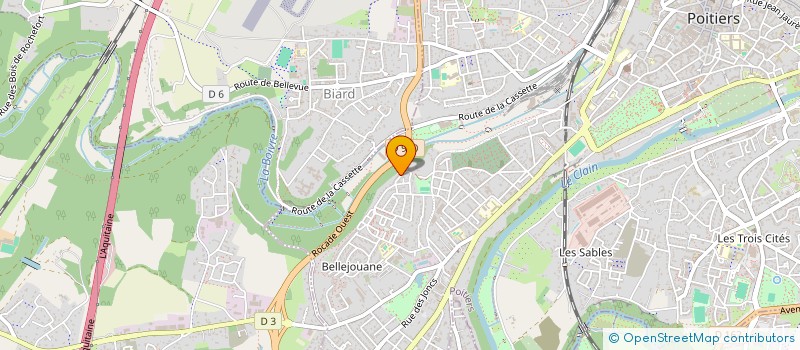 localisation de l'entreprise MONSIEUR ESMATULLAH REZAI  POITIERS