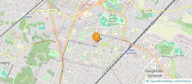 localisation de l'entreprise MONSIEUR ESMEE PRADEL à SARCELLES