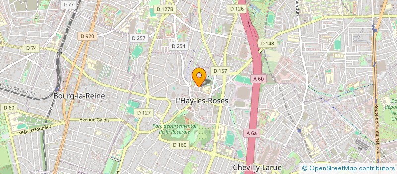 localisation de l'entreprise MONSIEUR ESPERANT KANDE ABEL  L'HAY-LES-ROSES