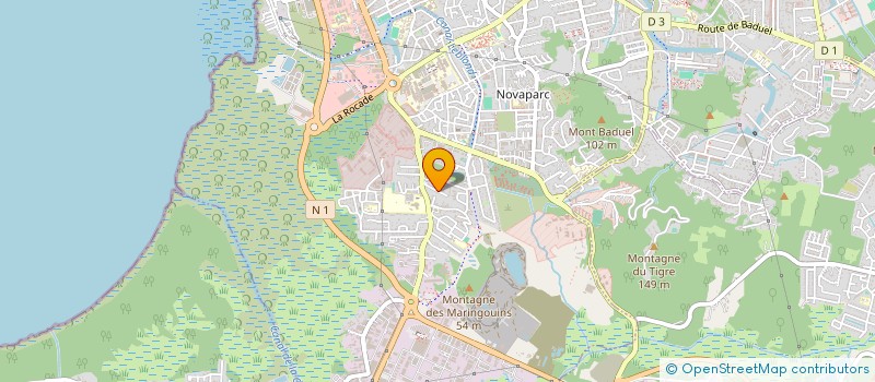 localisation de l'entreprise MONSIEUR ESPLENDEUR XAVIER  CAYENNE