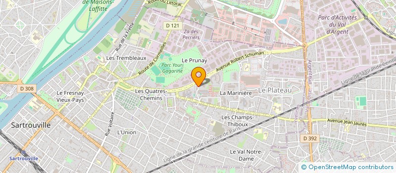 localisation de l'entreprise MONSIEUR ESPOIR LUFUMA ZI LEMA à SARTROUVILLE