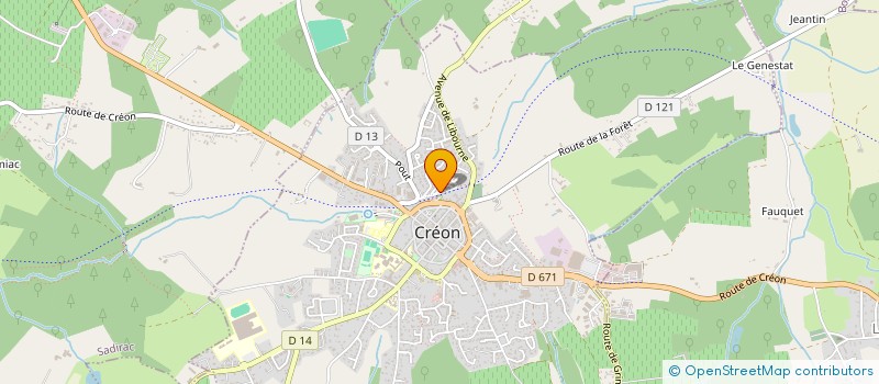 localisation de l'entreprise MONSIEUR ESREF AZDIN  CREON