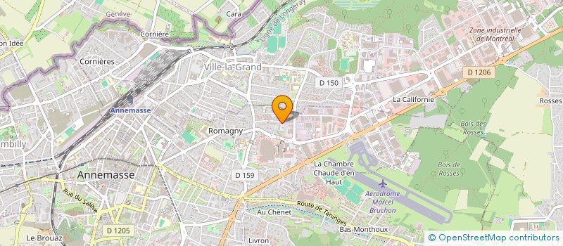 localisation de l'entreprise MONSIEUR ESREF MADEN  ANNEMASSE