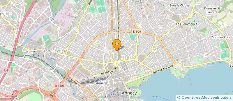 localisation de l'entreprise MONSIEUR ESREF ORCUN à ANNECY