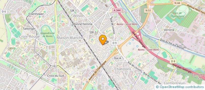 localisation de l'entreprise MONSIEUR ESSADIK MOHAMAD SALAH  REIMS