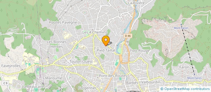 localisation de l'entreprise MONSIEUR ESSAID BENBRIKA  TOULON