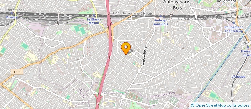 localisation de l'entreprise MONSIEUR ESSAID BOUZOUAGH  AULNAY-SOUS-BOIS