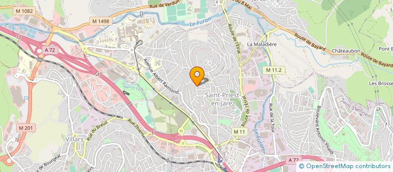 localisation de l'entreprise MONSIEUR ESSAID MOUHLI  SAINT-PRIEST-EN-JAREZ