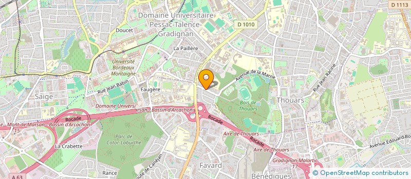 localisation de l'entreprise MONSIEUR ESSAID OUCHENE  TALENCE