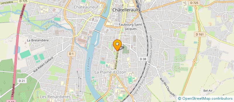 localisation de l'entreprise MONSIEUR ESSAM ALI RADI  CHATELLERAULT