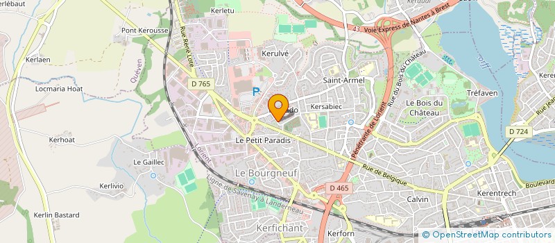 localisation de l'entreprise MONSIEUR ESSAM EL SOFANI à LORIENT