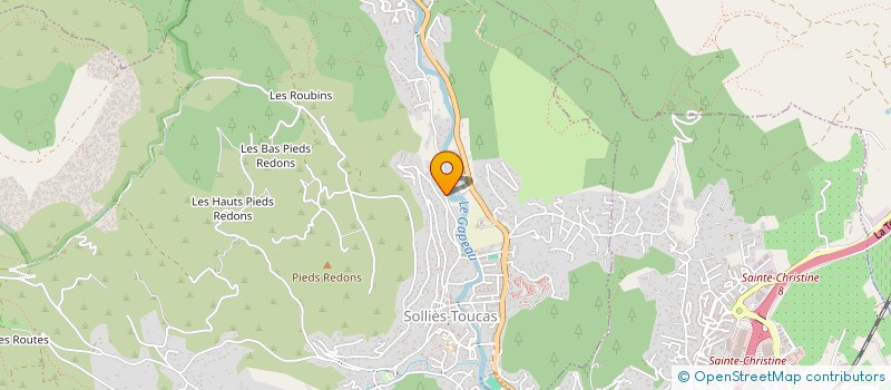 localisation de l'entreprise MONSIEUR ESSAYED BEN HASSEN  SOLLIES-TOUCAS