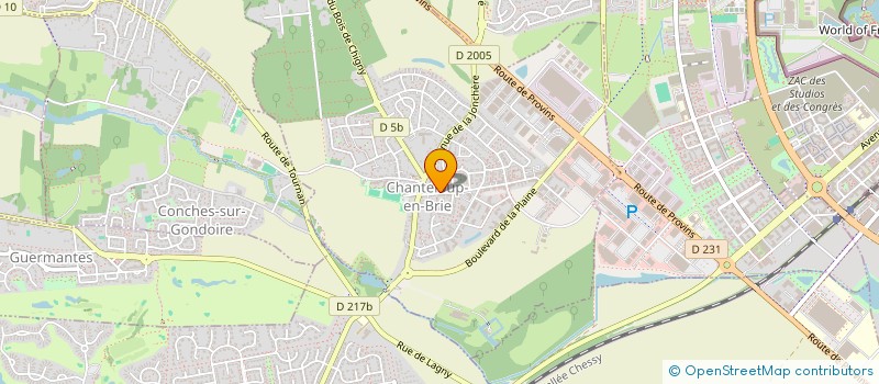 localisation de l'entreprise MONSIEUR ESSENGO LUBAKI  CHANTELOUP-EN-BRIE