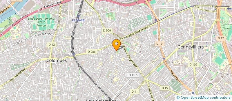 localisation de l'entreprise MONSIEUR ESSIS LOHOUES à BOIS-COLOMBES