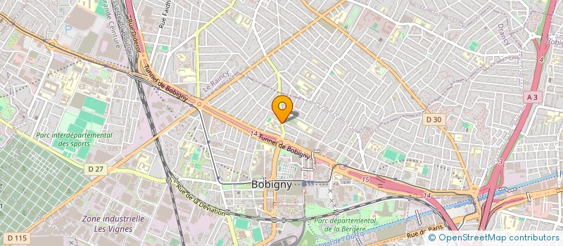 localisation de l'entreprise MONSIEUR ESSOGO MEBODO à BOBIGNY