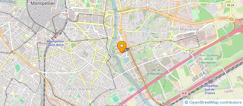 localisation de l'entreprise MONSIEUR ESSONO NGANOA à MONTPELLIER