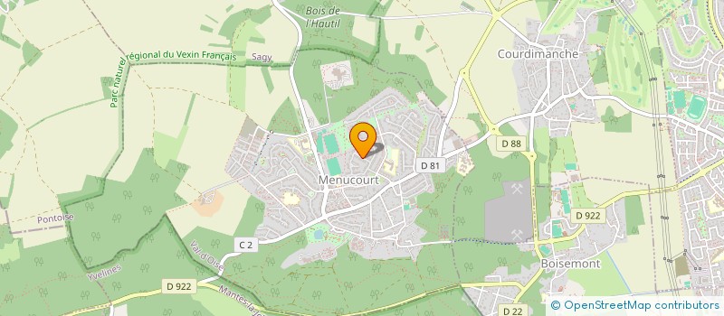 localisation de l'entreprise MONSIEUR ESTEBAN AVEDIKIAN  MENUCOURT