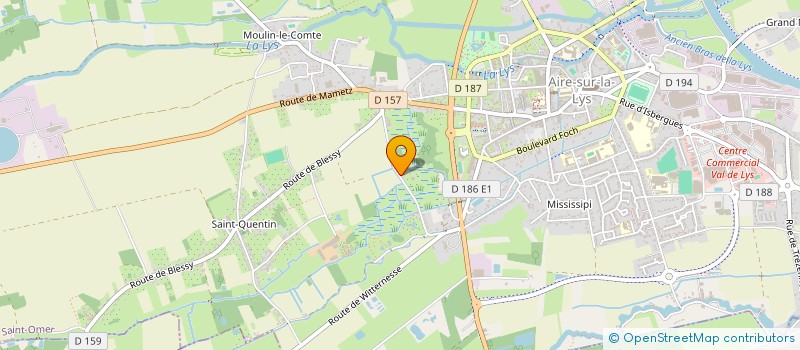 localisation de l'entreprise MONSIEUR ESTEBAN BECOURT  AIRE-SUR-LA-LYS