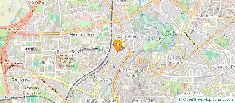 localisation de l'entreprise MONSIEUR ESTEBAN BELZ  RENNES