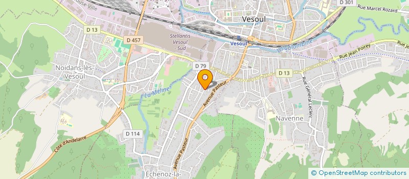 localisation de l'entreprise MONSIEUR ESTEBAN BLAISON  ECHENOZ-LA-MELINE