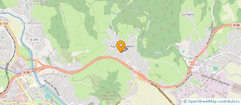 localisation de l'entreprise MONSIEUR ESTEBAN BOTELHO  SAINT-GERMAIN-LAPRADE