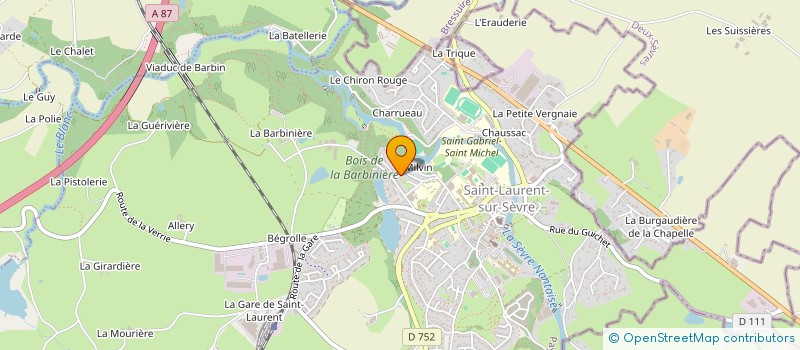 localisation de l'entreprise MONSIEUR ESTEBAN BOTTON  SAINT-LAURENT-SUR-SEVRE