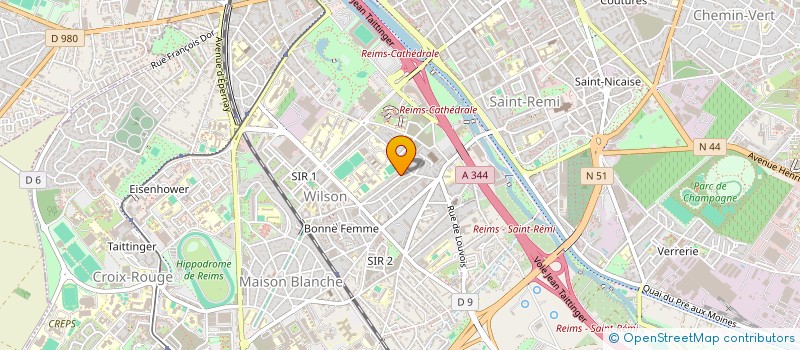 localisation de l'entreprise MONSIEUR ESTEBAN BRIDE  REIMS