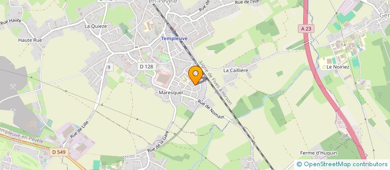 localisation de l'entreprise MONSIEUR ESTEBAN CARPENTIER  TEMPLEUVE-EN-PEVELE