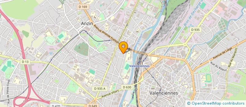 localisation de l'entreprise MONSIEUR ESTEBAN CHAILLAND à VALENCIENNES