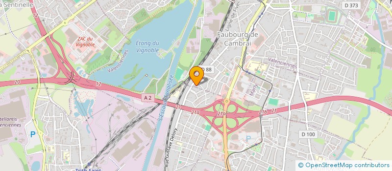 localisation de l'entreprise MONSIEUR ESTEBAN DE OLIVEIRA  VALENCIENNES