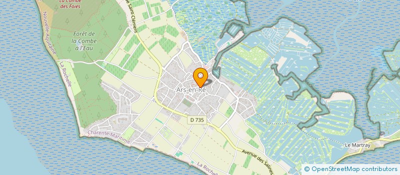 localisation de l'entreprise MONSIEUR ESTEBAN DEBRAY-BALLANGER  ARS-EN-RE