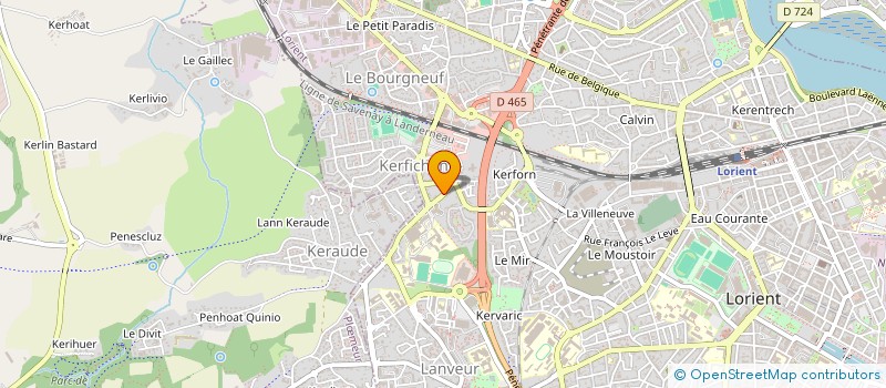 localisation de l'entreprise MONSIEUR ESTEBAN DEROUBAIX à LORIENT