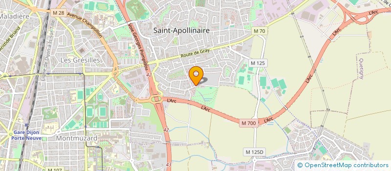 localisation de l'entreprise MONSIEUR ESTEBAN DESORMIERE  SAINT-APOLLINAIRE