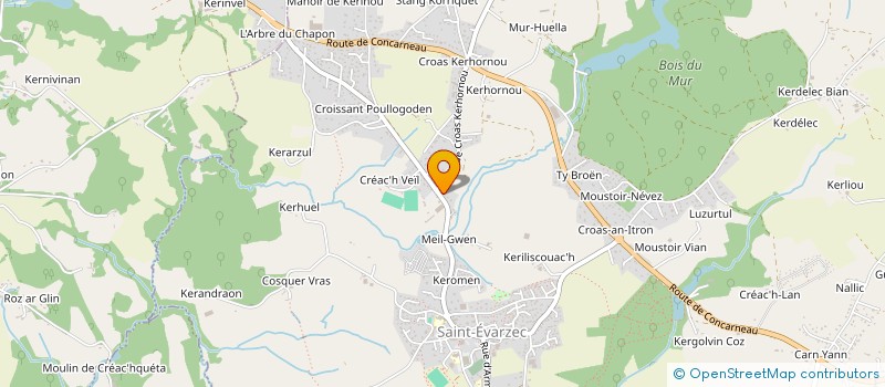 localisation de l'entreprise MONSIEUR ESTEBAN DIAZ  SAINT-EVARZEC