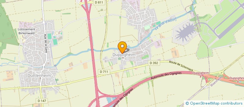 localisation de l'entreprise MONSIEUR ESTEBAN EINHART  ERGERSHEIM