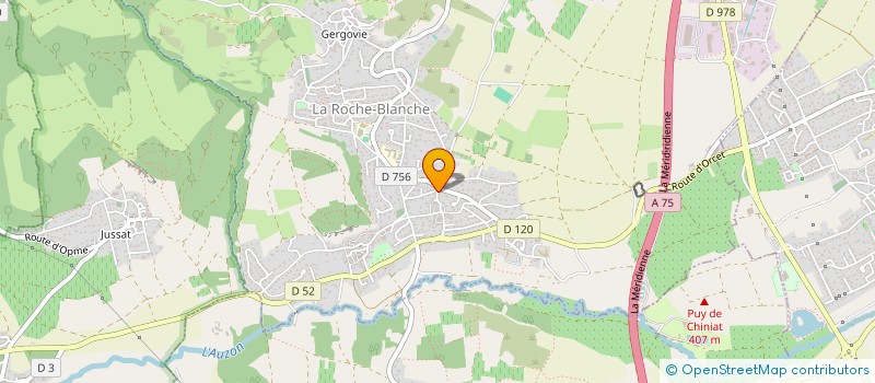 localisation de l'entreprise MONSIEUR ESTEBAN EYRAUD à LA ROCHE-BLANCHE