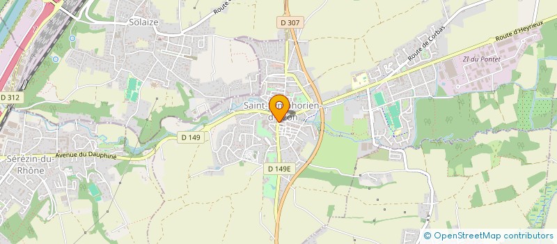 localisation de l'entreprise MONSIEUR ESTEBAN FALCO  SAINT-SYMPHORIEN-D'OZON