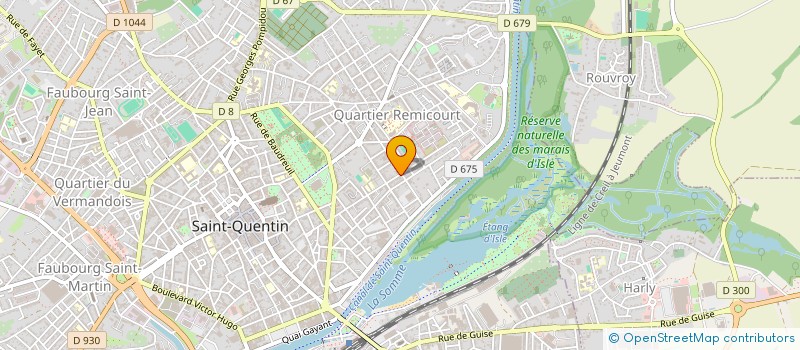 localisation de l'entreprise MONSIEUR ESTEBAN FERRAND à SAINT-QUENTIN