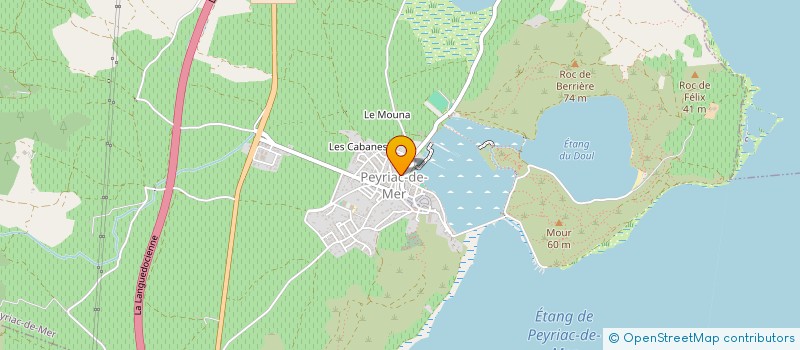 localisation de l'entreprise MONSIEUR ESTEBAN GALINDO  PEYRIAC-DE-MER