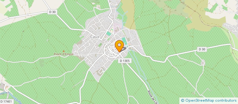 localisation de l'entreprise MONSIEUR ESTEBAN GISONE  CAUX