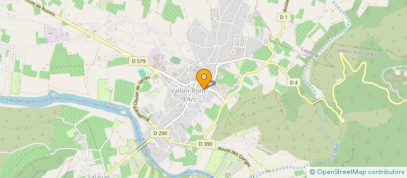 localisation de l'entreprise MONSIEUR ESTEBAN GOMEZ  VALLON-PONT-D'ARC