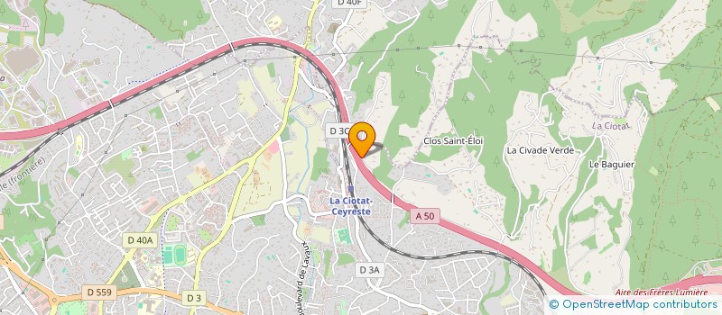 localisation de l'entreprise MONSIEUR ESTEBAN GOMEZ--BARTHEYE  LA CIOTAT