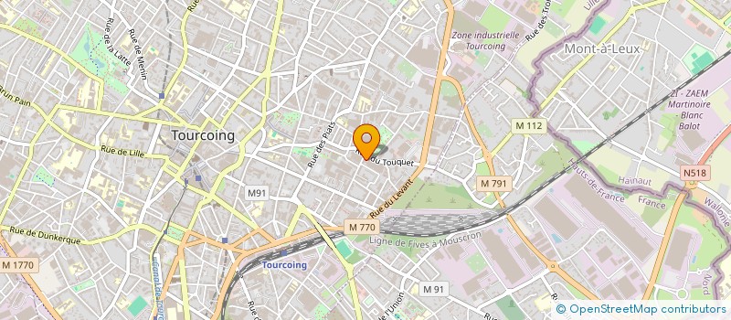 localisation de l'entreprise MONSIEUR ESTEBAN GUERENDEL  TOURCOING