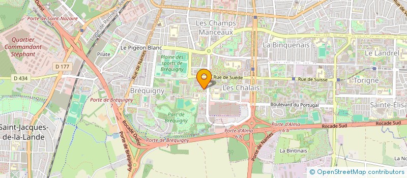 localisation de l'entreprise MONSIEUR ESTEBAN GUERIN  RENNES