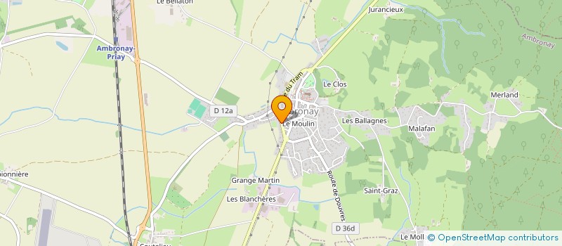 localisation de l'entreprise MONSIEUR ESTEBAN LEGROS  AMBRONAY