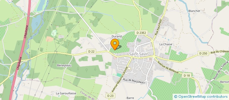 localisation de l'entreprise MONSIEUR ESTEBAN LOPEZ NAVARRO  SAINT-CHRISTOLY-DE-BLAYE