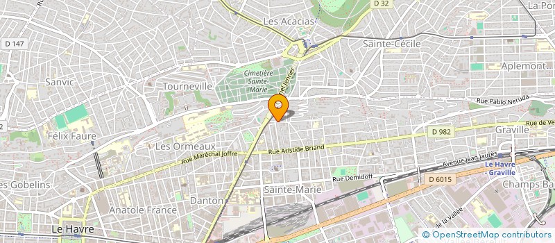 localisation de l'entreprise MONSIEUR ESTEBAN MERCIER  LE HAVRE